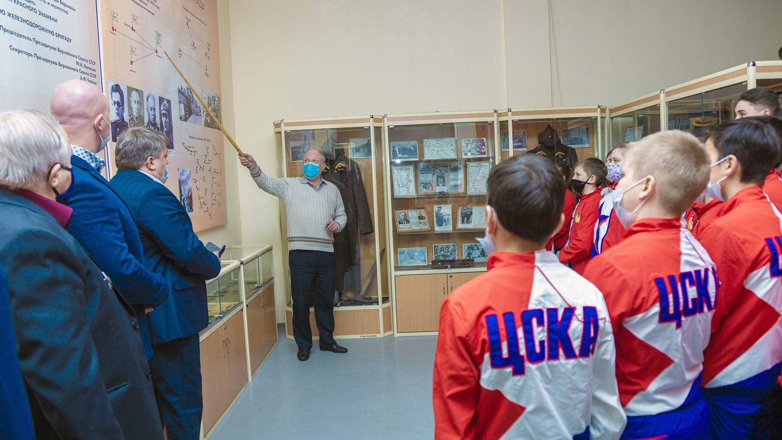 В спортивной школе г. Абакан ЦСКА/Самара прошел Урок мужества с посещением музея воинской славы