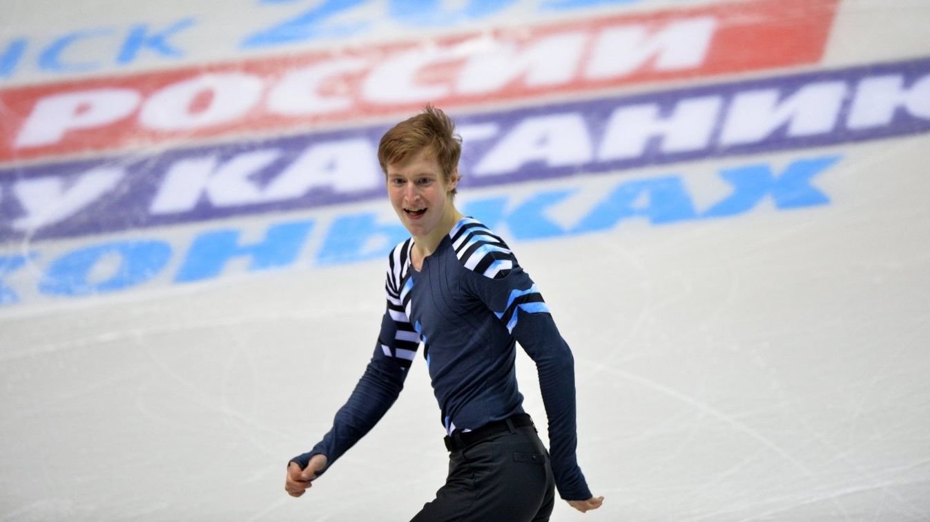 Фигурист ЦСКА Александр Самарин — второй после короткой программы чемпионата России по фигурному катанию