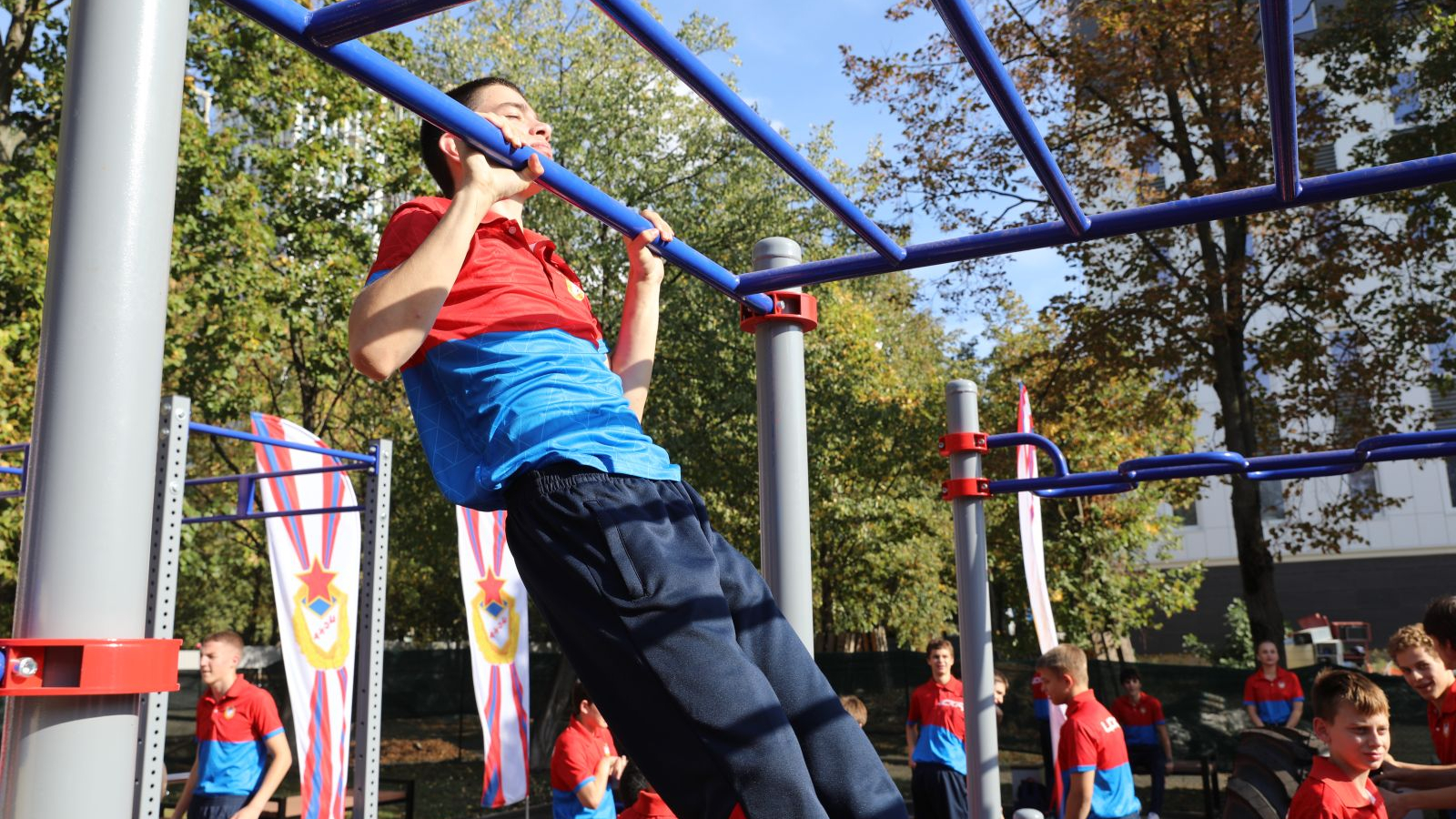 ОТКРЫЛИ НОВУЮ СПОРТИВНУЮ ПЛОЩАДКУ ЦСКА