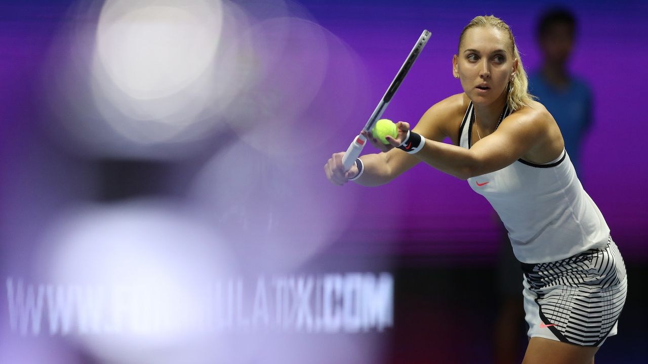 Елена Веснина (ЦСКА) вышла во второй круг теннисного турнира в Санкт-Петербурге