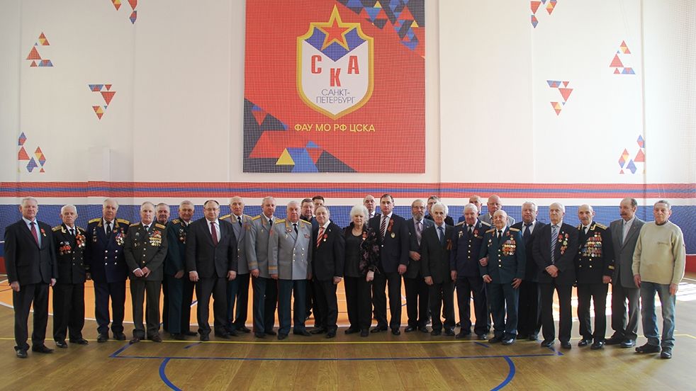 В управлении филиала ЦСКА/Санкт-Петербург состоялось чествование ветеранов Великой Отечественной войны