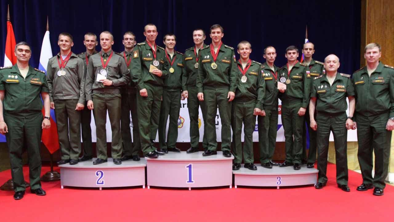 Сборная Вооруженных Сил России - чемпион Международного турнира по военному пятиборью!