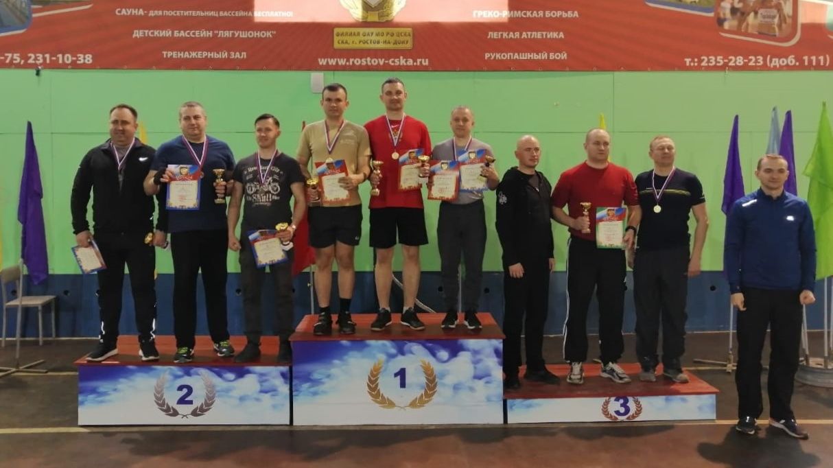 В Ростове-на-Дону определили чемпионов ЮВО по гиревому спорту