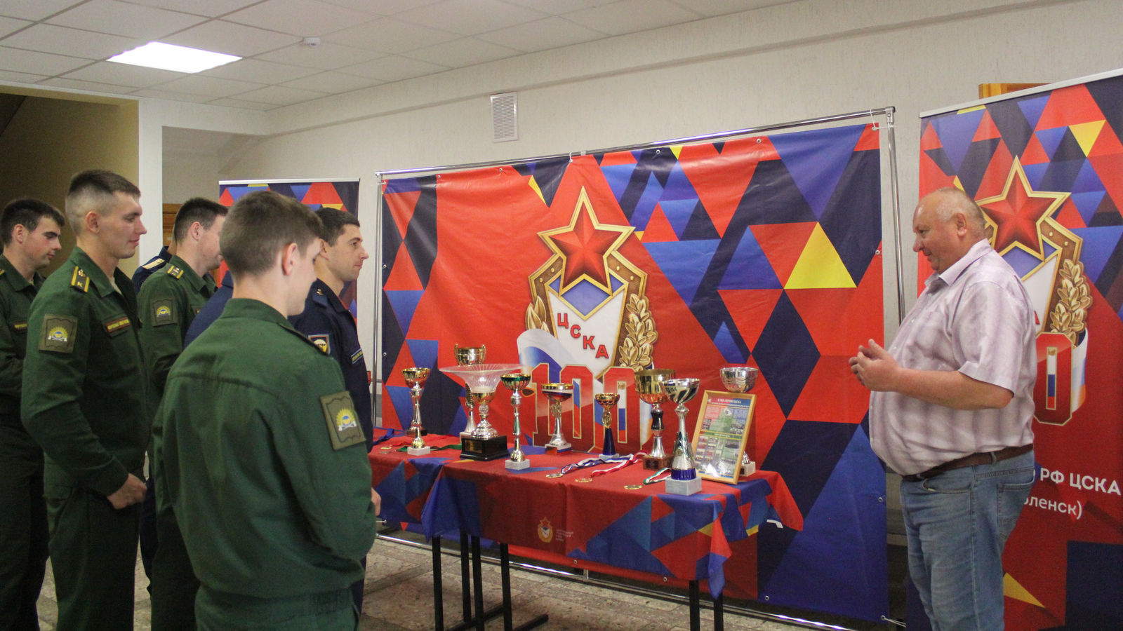 В филиале ЦСКА/Смоленск представили экспозицию к 100-летию ЦСКА