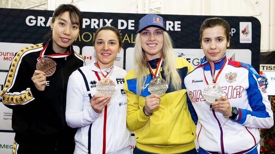 Саблистка ЦСКА Ольга Никитина стала второй на этапе Гран-при в Монреале
