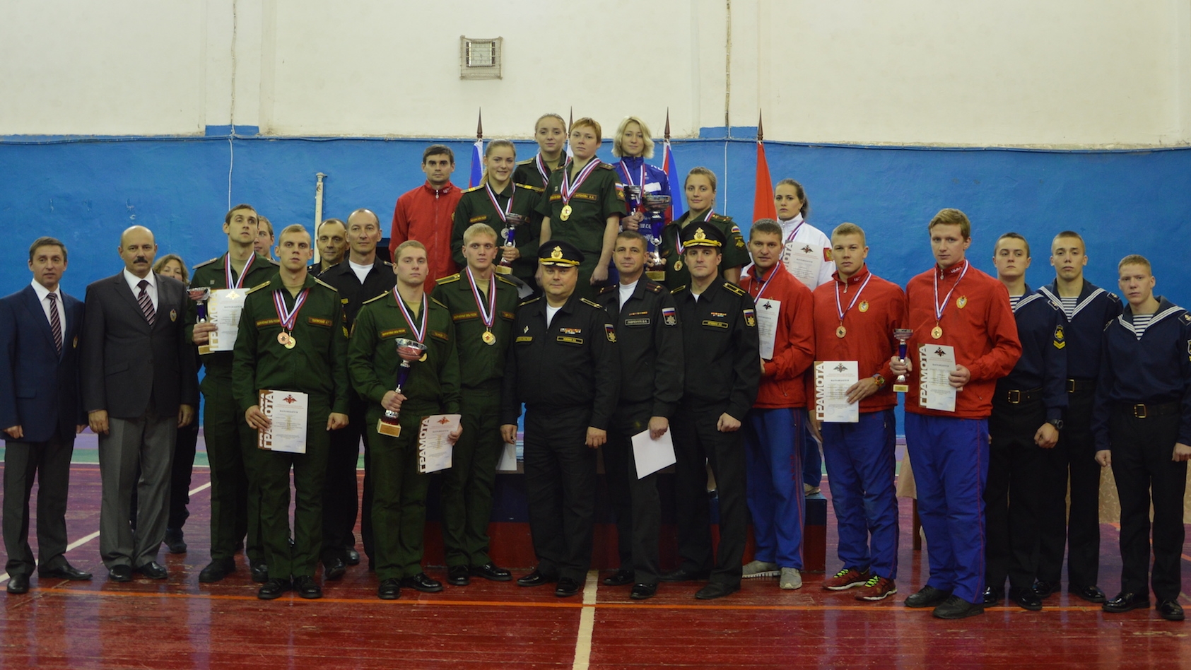 Спортсмены ЦСКА завоевали золотые медали чемпионата ВС РФ по военно-морскому пятиборью