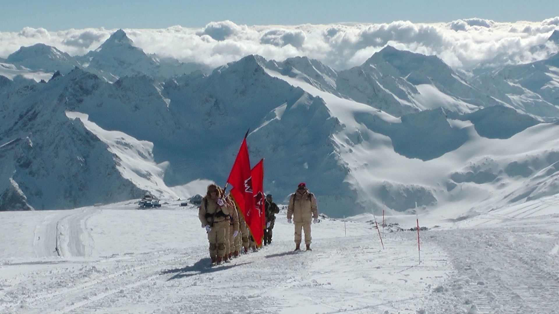 Огонь III зимних Всемирных военных игр зажегся в Кабардино-Балкарии