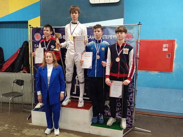 Воспитанник СШОР ЦСКА по фехтованию — победитель всероссийских соревнований «Памяти двукратного олимпийского чемпиона Э. Т. Винокурова»