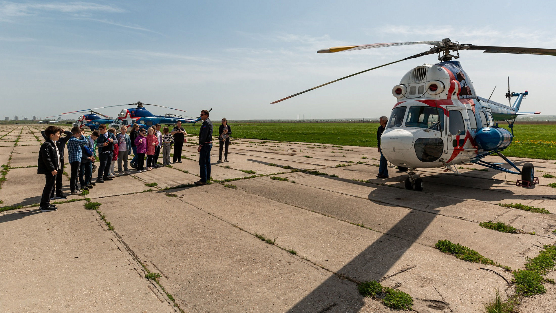 В Аэроклубе ЦСКА/Самара прошла экскурсия для школьников