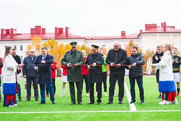 В Североморске торжественно открыли обновлённый стадион «Североморск‑Арена»