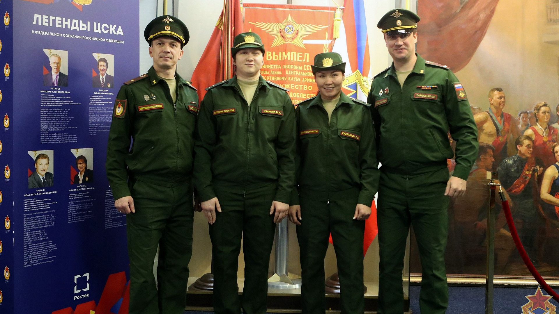 Спортсменки ЦСКА Мария Уракова и Саяна Сагатаева приняли военную присягу