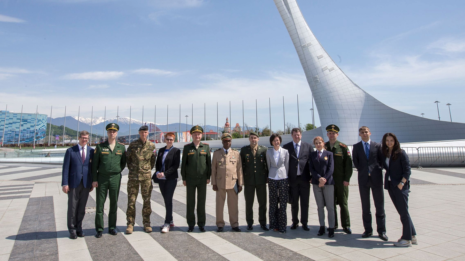 В Сочи с заключительным визитом приехала инспекционная комиссия Международного совета военного спорта