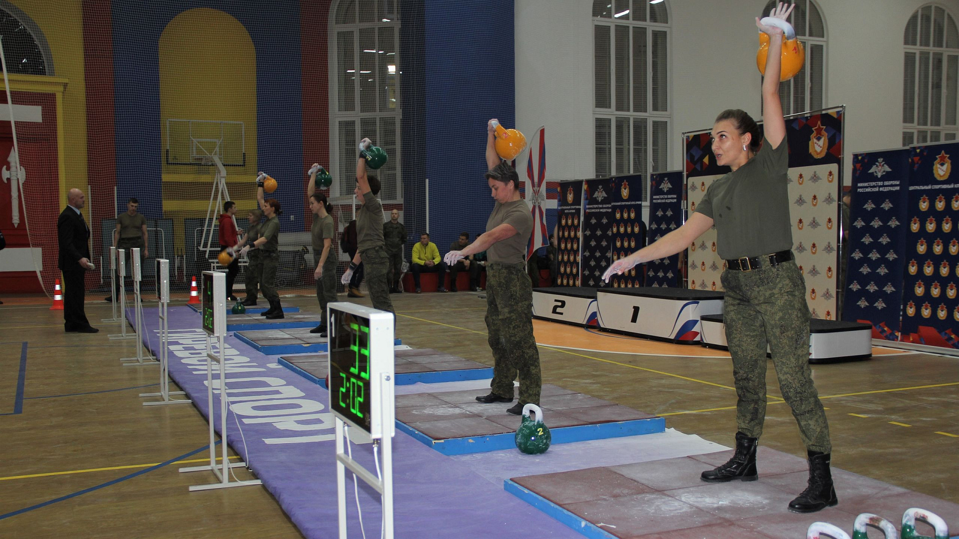 223 спортсмена примут участие в Кубке ВС РФ по армейскому гиревому рывку в Санкт-Петербурге