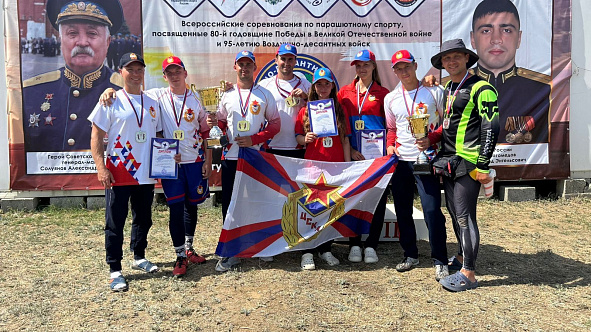 Успехи ЦСКА на Всероссийских соревнованиях по парашютному спорту