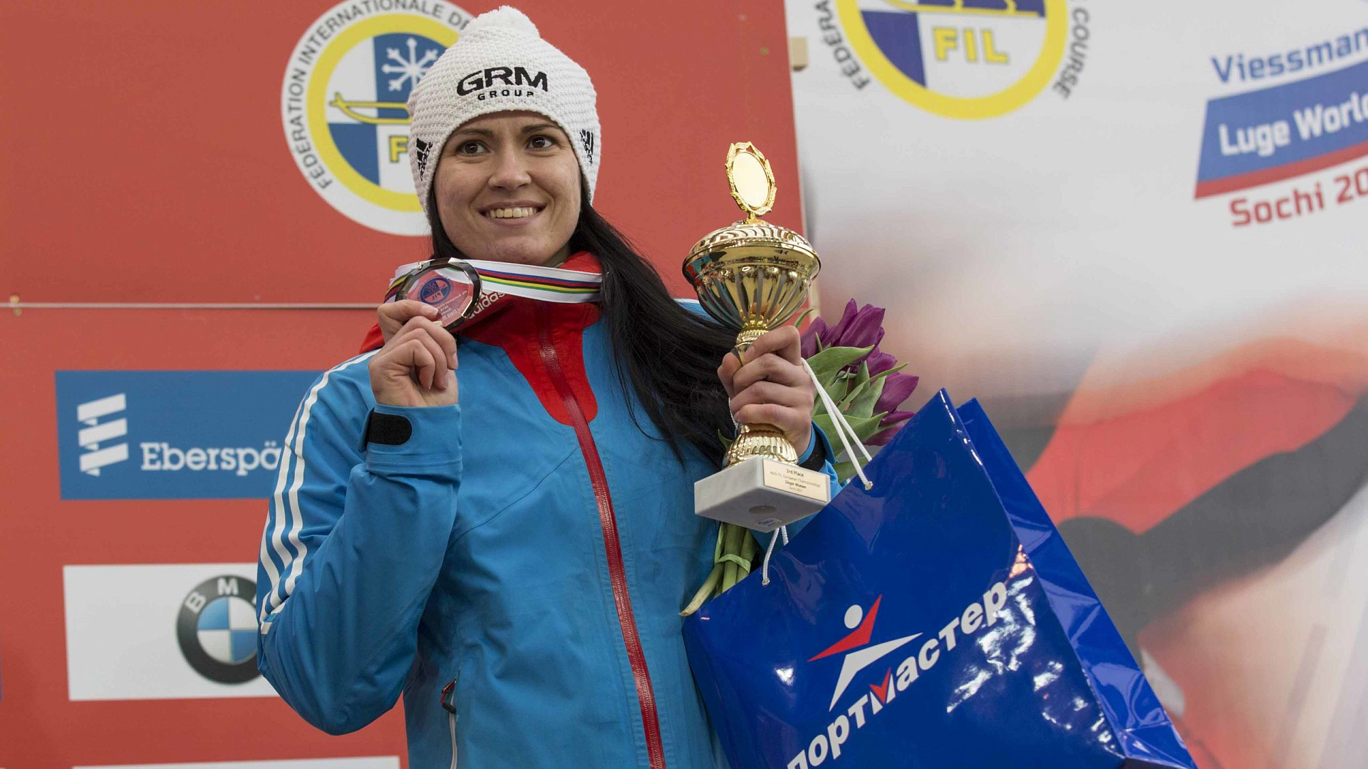 Саночница ЦСКА Татьяна Иванова выиграла «золото» чемпионата России!