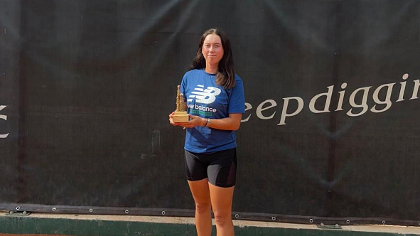 ВОСПИТАННИЦА РОСТОВСКОГО ФИЛИАЛА ЦСКА АЛЕКСАНДРА ШУБЛАДЗЕ СТАЛА ПОБЕДИТЕЛЬНИЦЕЙ МЕЖДУНАРОДНОГО ТУРНИРА ПО ТЕННИСУ