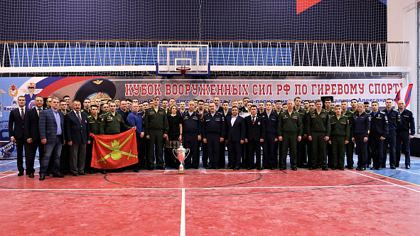Команда ЦВО третий год подряд выиграла в общем зачете Кубок ВС РФ по гиревому спорту имени Валерия Востротина