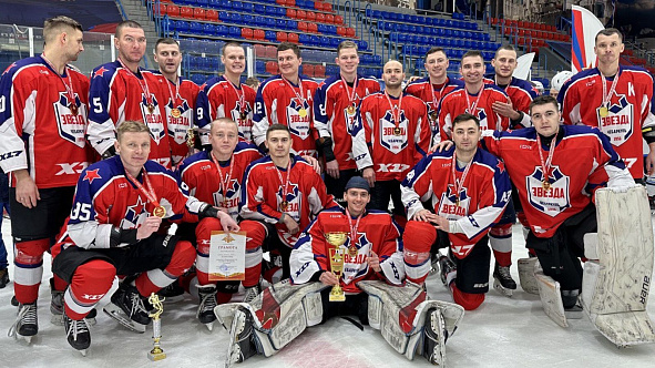 Команда Центрального военного округа выиграла чемпионат Вооруженных Сил РФ по хоккею с шайбой