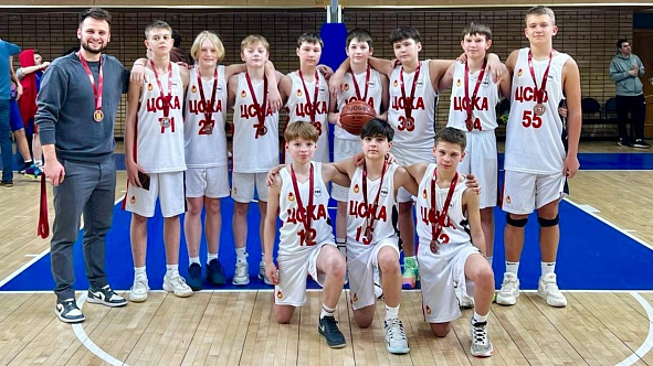 Воспитанники ЦСКА завоевали бронзу первенства Москвы по баскетболу