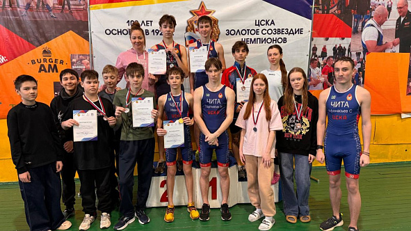 На первенстве спортшколы читинские триатлонисты завоевали 16 медалей