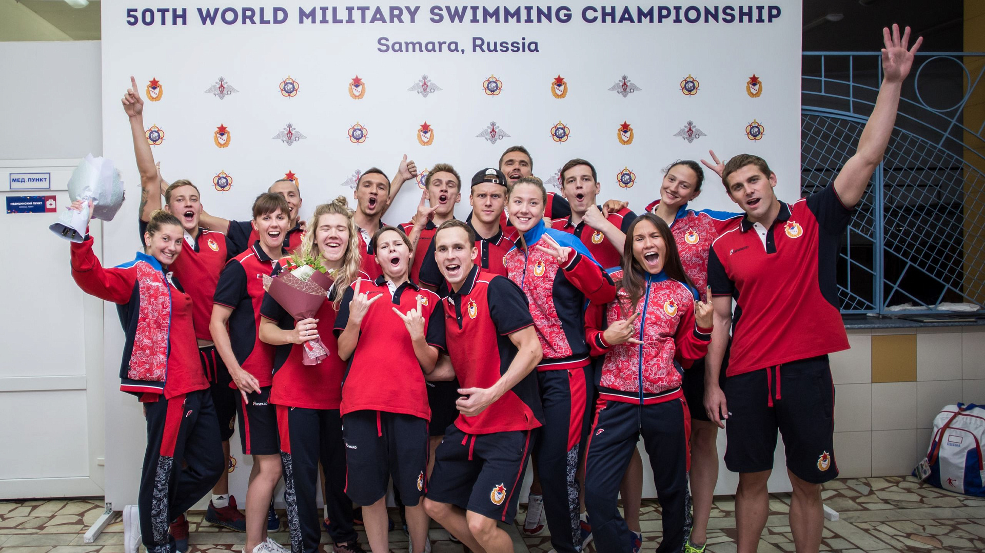Сборная Вооруженных Сил РФ – победитель 50-го чемпионата мира CISM по плаванию в общекомандном зачете