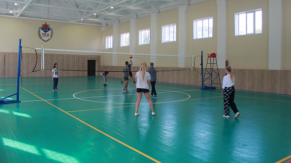 В филиале ЦСКА/Смоленск установили оборудование для организации тренировок по волейболу и бадминтону