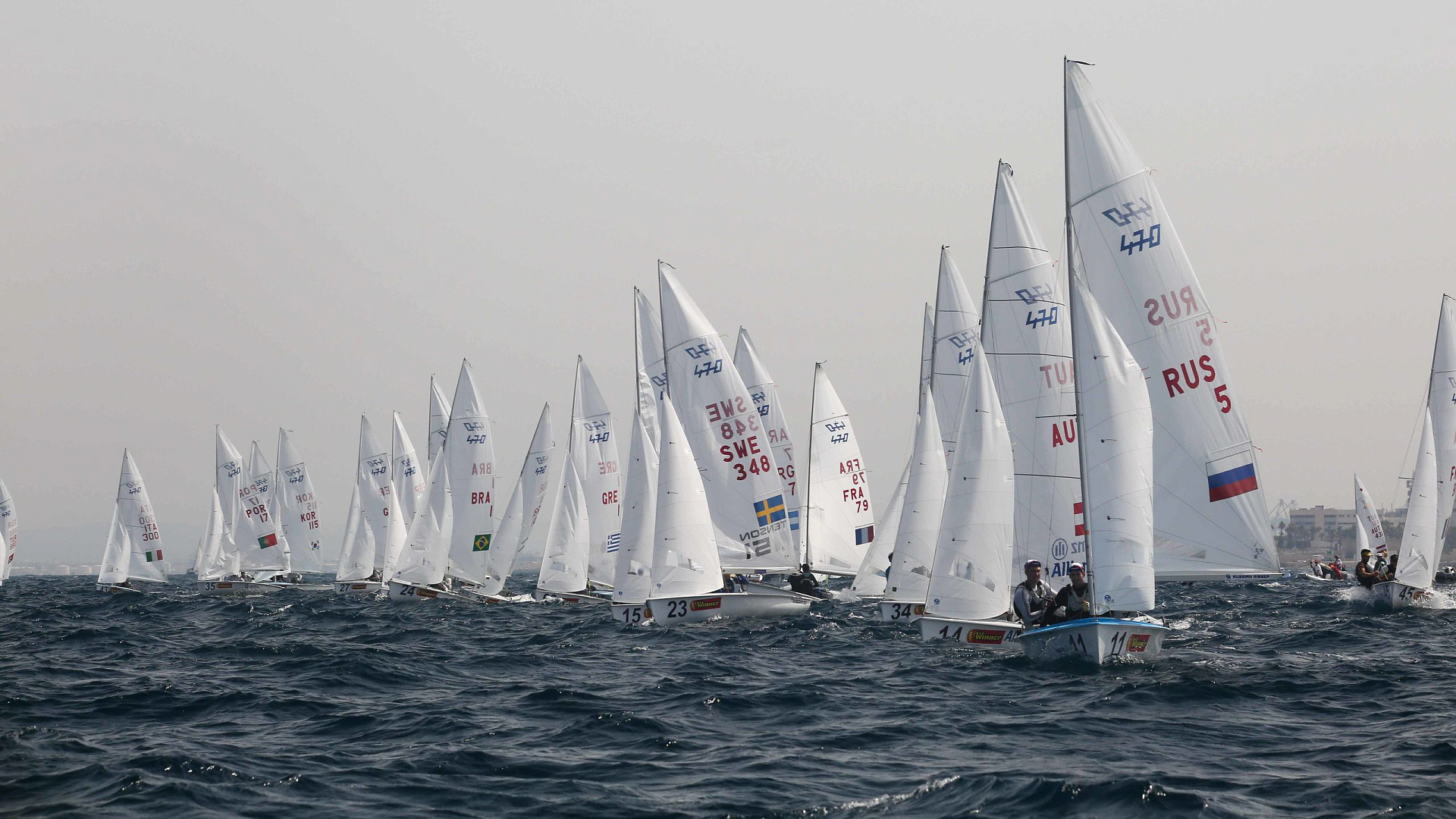 Яхтсмены ЦСКА рвутся к победе на Открытом чемпионате Европы по парусному спорту в классе 470