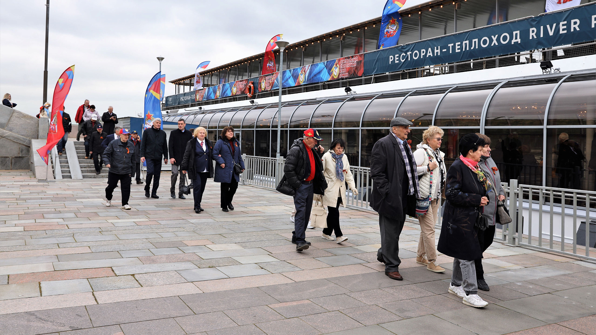 Речная прогулка по Москве-реке в честь 100-летия со дня образования ЦСКА