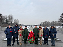 Представители петербургского филиала ЦСКА почтили память мужественных бойцов и жителей блокадного...
