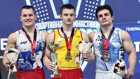 Гимнаст спортивной роты филиала ЦСКА г. Санкт-Петербург завоевал серебро на Кубке России по спортивной гимнастике