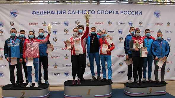 Саночники ЦСКА завоевали пять золотых наград в заключительный день Кубка России в Сочи