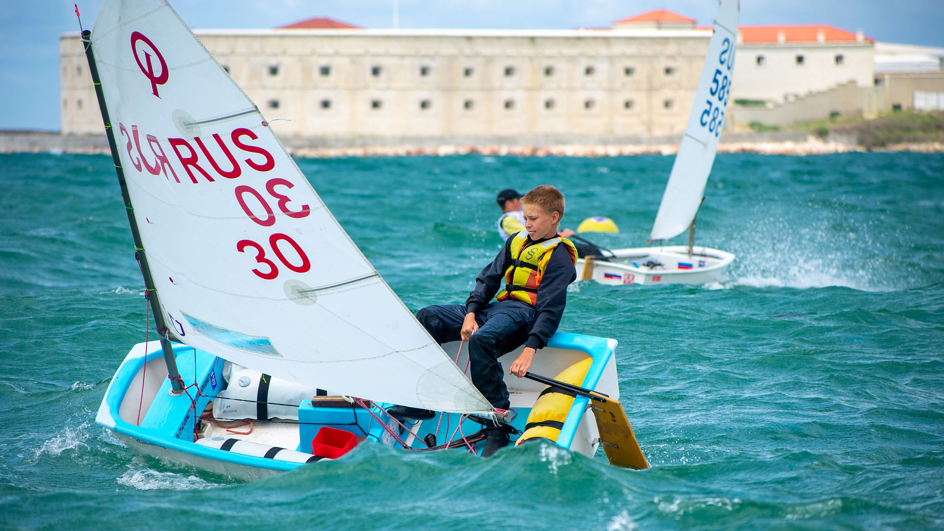 11 наград завоевали воспитанники спортивной школы ЦСКА (г. Севастополь) на межрегиональной регате «На призы командующего Черноморского флота»