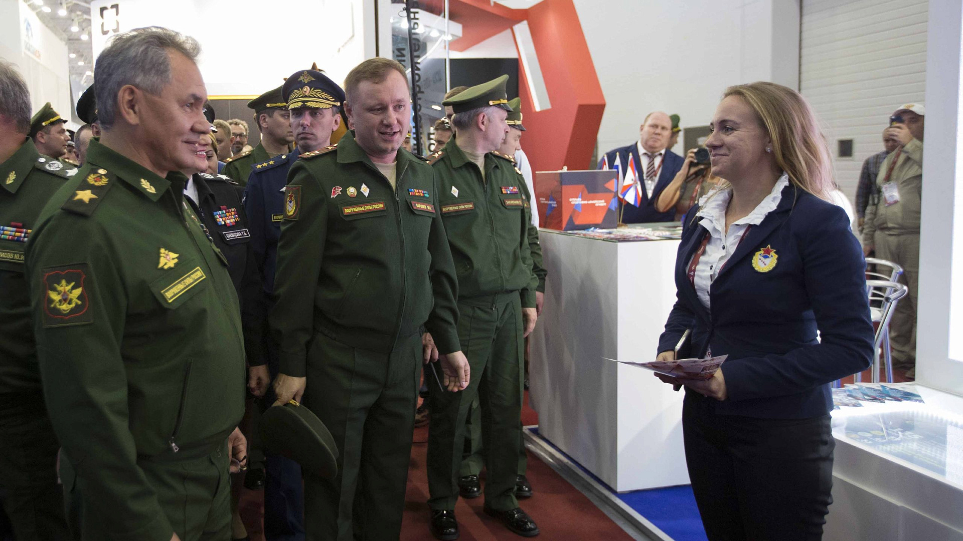 В первый день Форума «Армия-2016» экспозицию ЦСКА посетили более тысячи человек