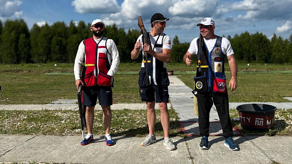 Спортсмены ЦСКА завоевали три медали на Всероссийских соревнованиях по стендовой стрельбе