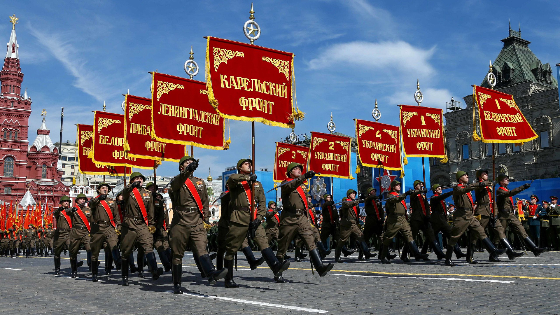 Ветераны армейского спорта посетили генеральную репетицию Парада Победы