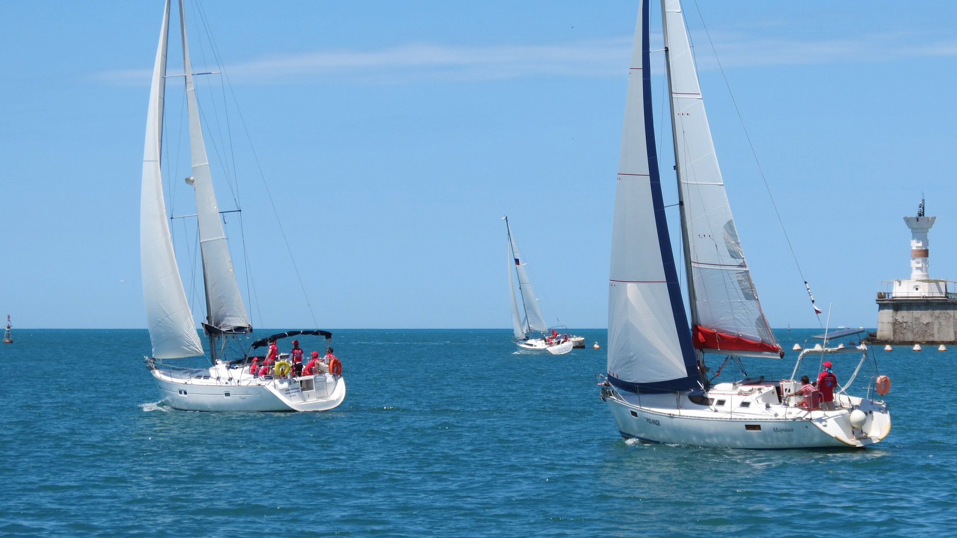 Яхта ЦСКА/Севастополь «Айя» лидирует в регате «Кубок Крыма 2017»