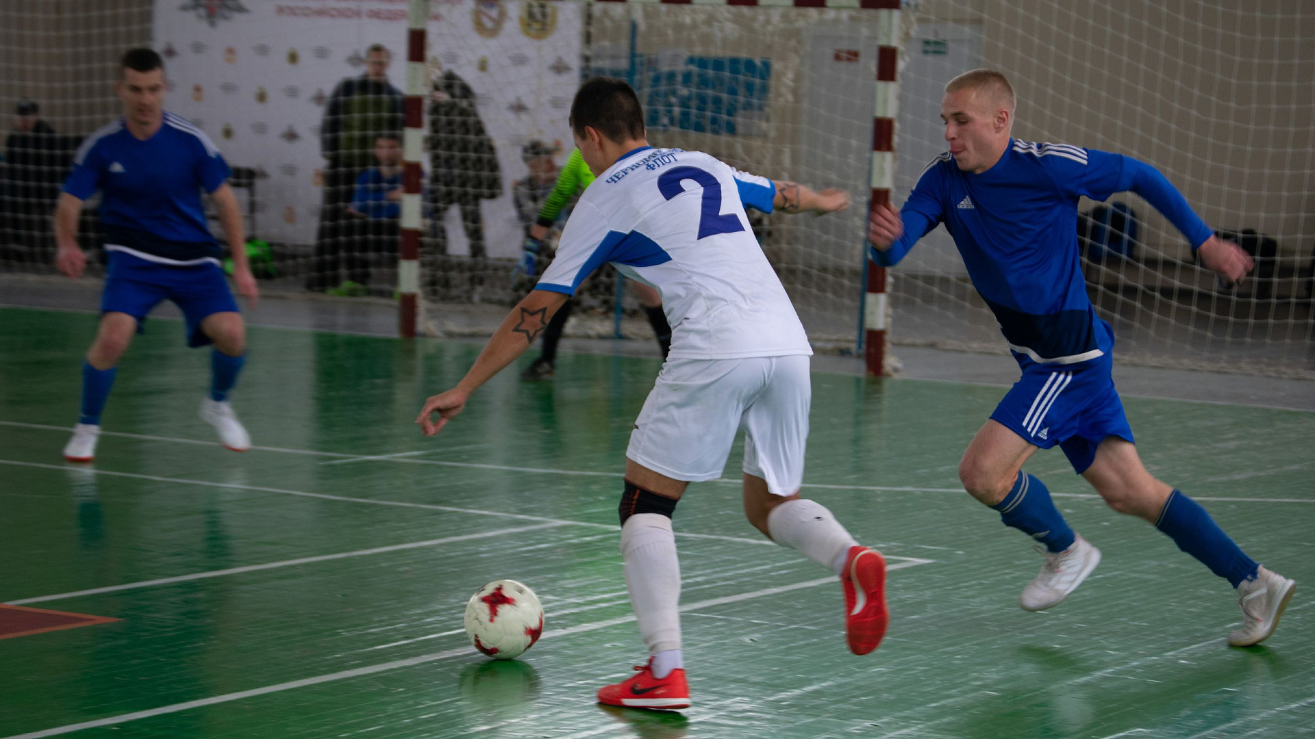 В Севастополе подвели итоги второго дня Чемпионата Вооруженных Сил Российской Федерации по мини-футболу