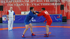 Сборная Вооруженных Сил РФ — победитель чемпионата по самбо на Спартакиаде дружественных армий