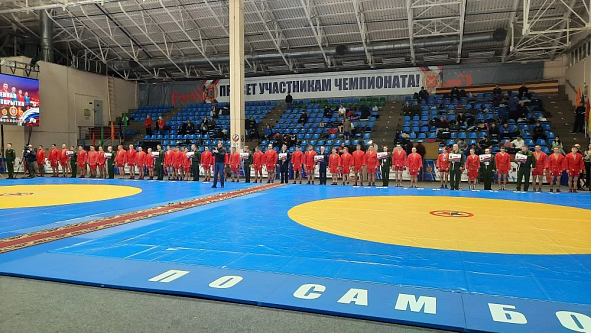 Воспитанники спортивной школы ростовского ЦСКА приняли участие в открытии чемпионата Южного военного округа по самбо