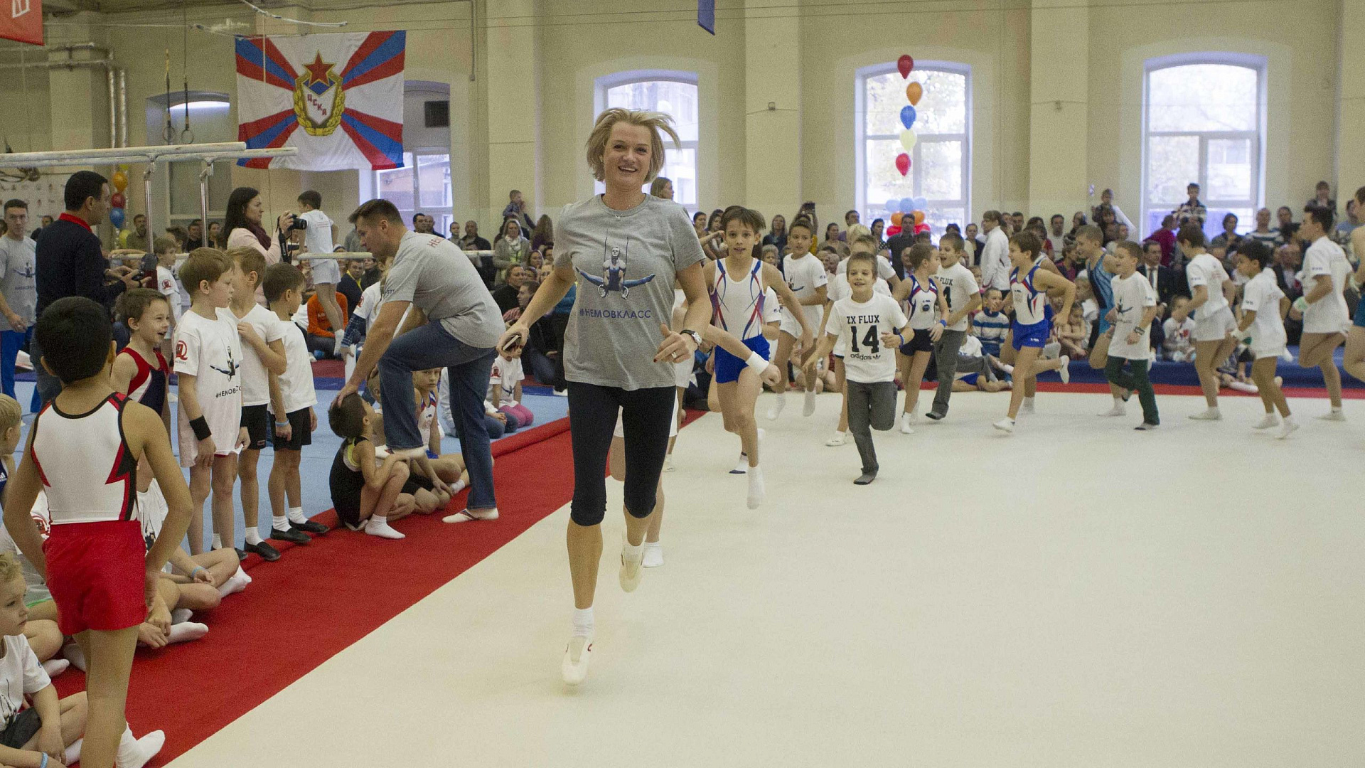 Заместитель начальника ЦСКА Светлана Хоркина проведет зарядку для детей!