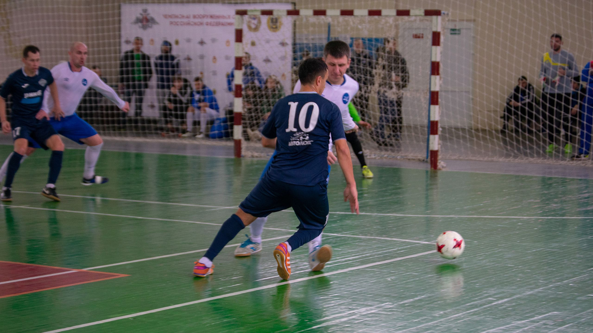 Сборная ВКС вышла в лидеры Чемпионата ВС РФ по мини-футболу