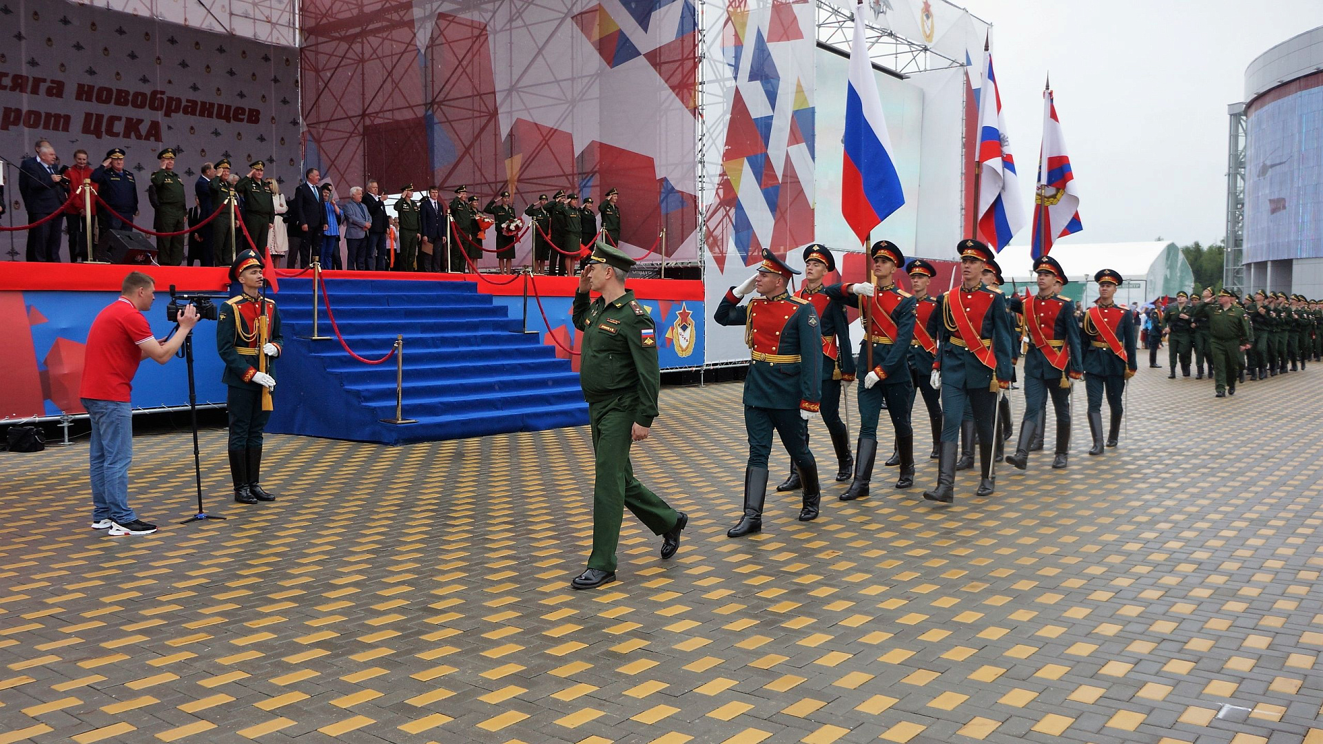 В парке «Патриот» прошла церемония приведения к Военной присяге новобранцев спортивных рот ЦСКА