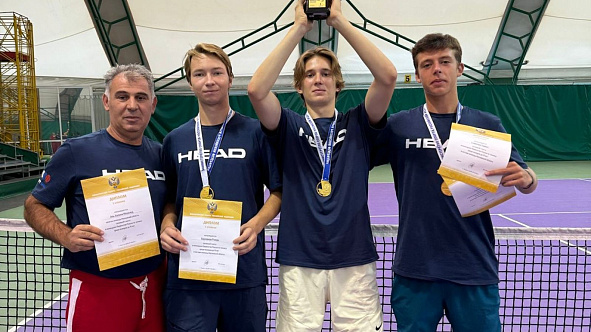 Теннисист ЦСКА выиграл первенство России в составе команды Московской области