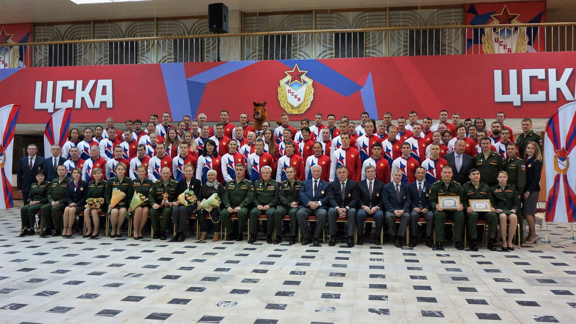 В ЦСКА прошли проводы спортсменов сборной ВС РФ на VII Всемирные военные игры в Китае