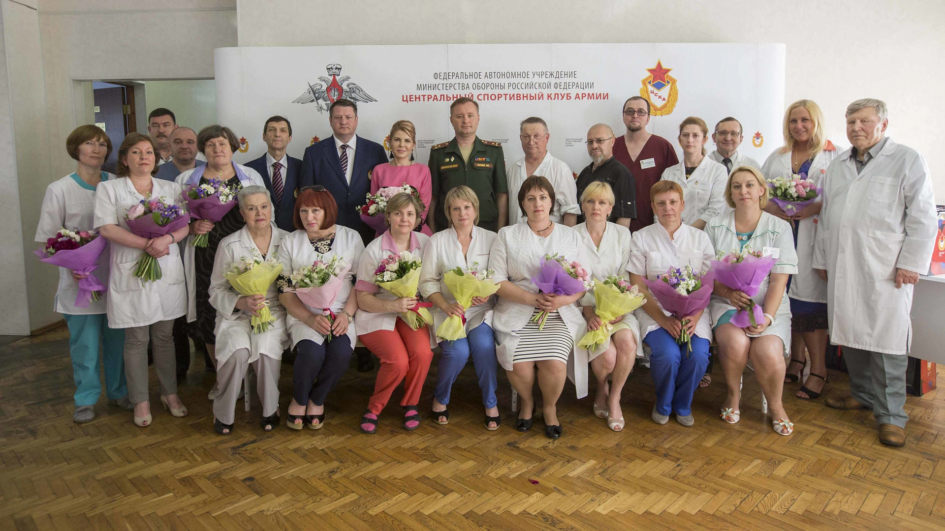 В ЦСКА поздравили медицинских работников