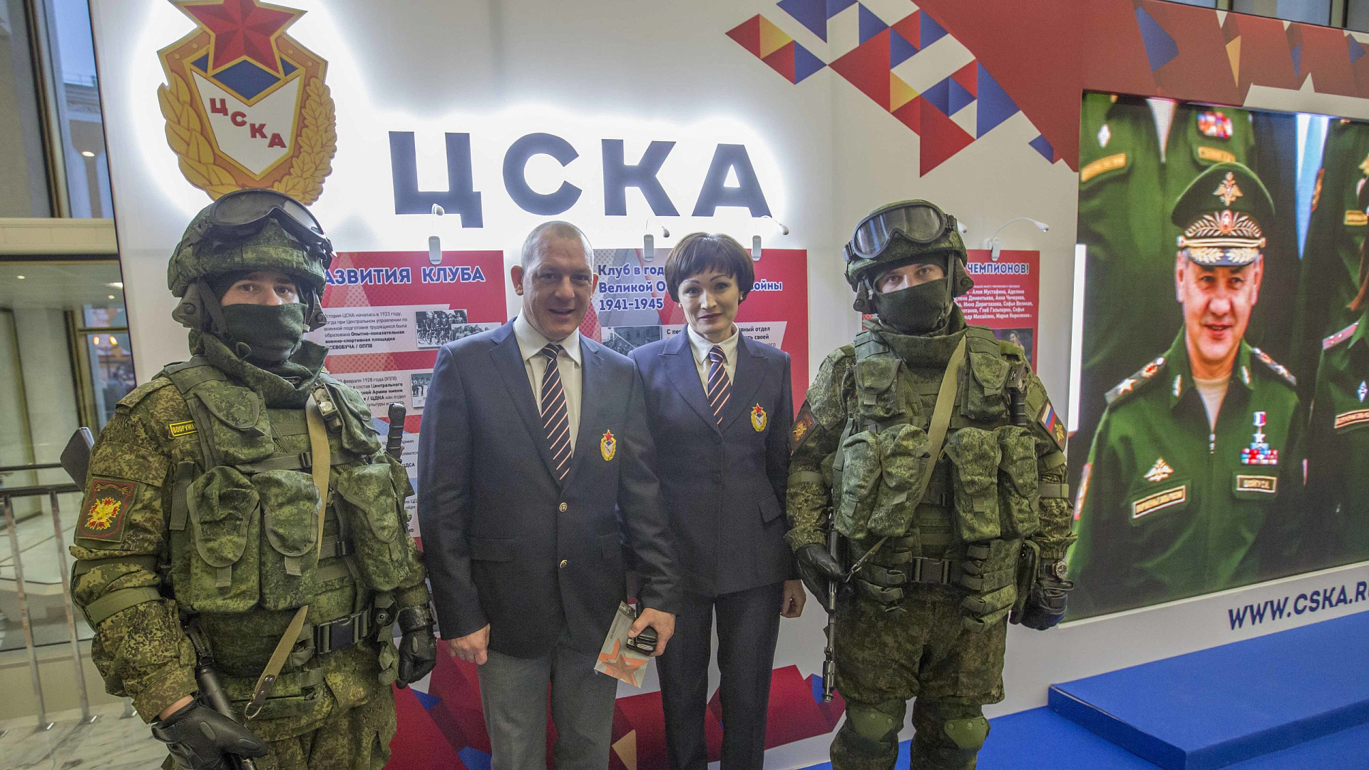 Выставка достижений ЦСКА прошла в Кремле