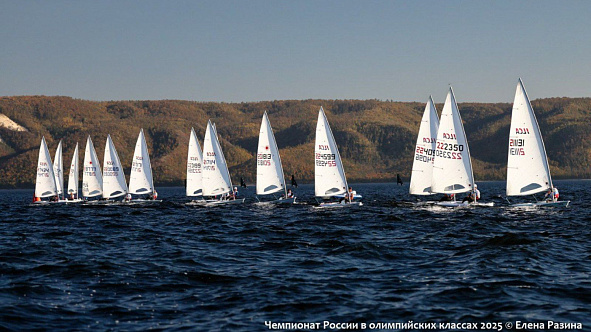 Спортсмены ЦСКА завоевали золото, серебро и бронзу в чемпионате России в олимпийском классе яхт по парусному спорту