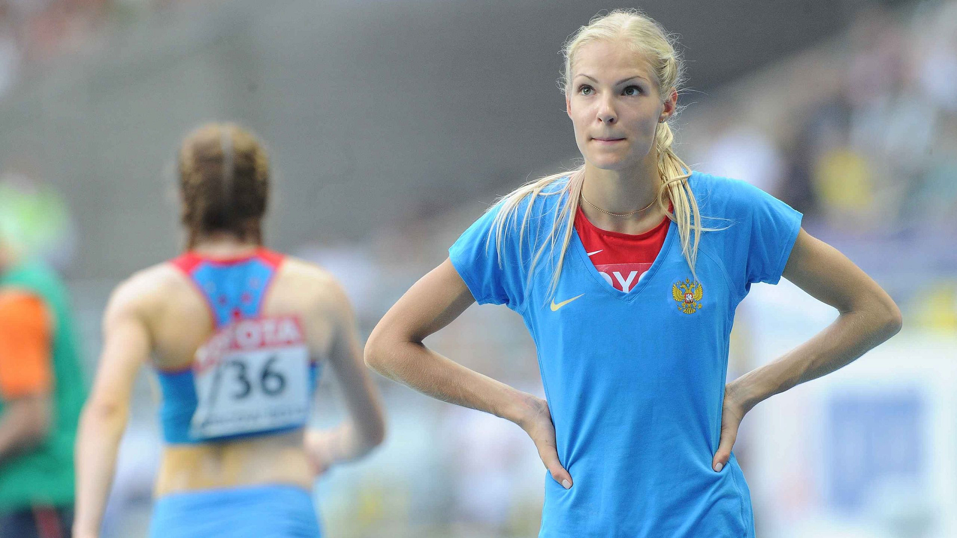 Дарья Клишина прилетела в Лондон на чемпионат мира по легкой атлетике