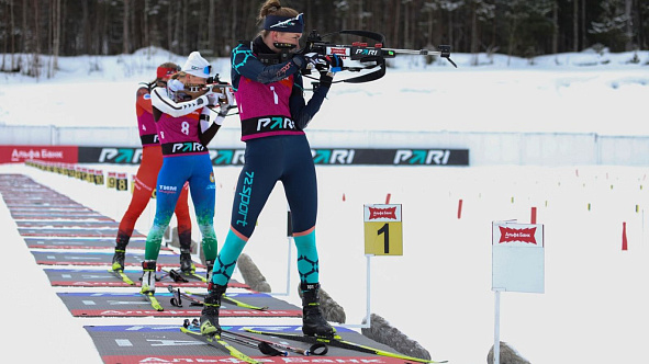Биатлонистки ЦСКА завоевали золото и серебро чемпионата России