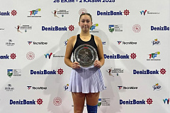 Армейская теннисистка Александра Шубладзе стала победительницей международного турнира W35 в Анталье